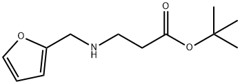 tert-butyl 3-{[(furan-2-yl)methyl]amino}propanoate, 1049160-82-8, 结构式