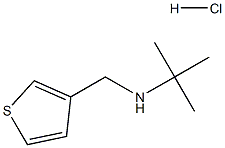 tert-butyl(3-thienylmethyl)amine hydrochloride Struktur