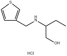 2-[(3-thienylmethyl)amino]-1-butanol hydrochloride Structure