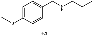 N-[4-(methylthio)benzyl]-1-propanamine hydrochloride Structure