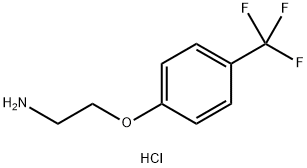 2-(4-(trifluoromethyl)phenoxy)ethan-1-amine hydrochloride Structure