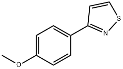 Isothiazole, 3-(4-methoxyphenyl)- 结构式