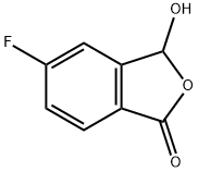 1(3H)-ISOBENZOFURANONE, 5-FLUORO-3-HYDROXY- 结构式