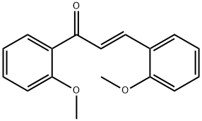 (2E)-1,3-bis(2-methoxyphenyl)prop-2-en-1-one 结构式