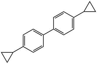 4,4'-dicyclopropylbiphenyl 结构式