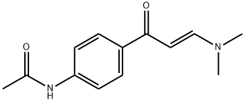 N-{4-[(2E)-3-(dimethylamino)prop-2-enoyl]phenyl}acetamide 化学構造式