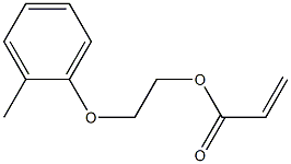 2-Propenoic acid, 2-(methylphenoxy)ethyl ester Struktur