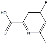 4-Fluoro-6-methylpicolinic acid Structure