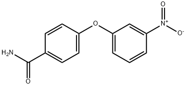 4-(3-NITROPHENOXY)BENZAMIDE Struktur