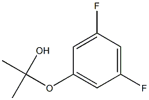 2-(3,5-difluorophenoxy)propan-2-ol 化学構造式