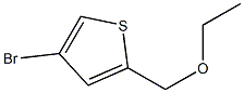 4-bromo-2-(ethoxymethyl)thiophene Structure