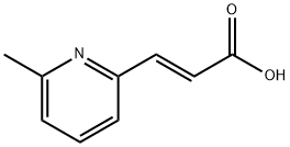 (2E)-3-(6-methylpyridin-2-yl)acrylic acid Struktur