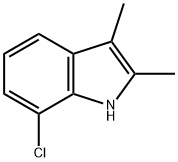 7-chloro-2,3-dimethyl-1H-indole Structure