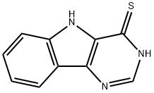1,5-dihydropyrimido[5,4-b]indole-4-thione Struktur
