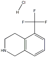 5-(三氟甲基)-1,2,3,4-四氢异喹啉盐酸盐, 1074764-69-4, 结构式