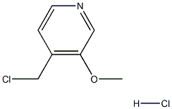 4-(氯甲基)-3-甲氧基吡啶盐酸盐, 107588-90-9, 结构式