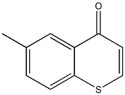 4H-1-Benzothiopyran-4-one,6-methyl-, 1076-31-9, 结构式