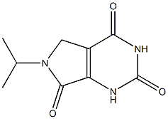 2,4-二羟基-6-异丙基-5H-吡咯并[3,4-D]嘧啶-7(6H)-酮,1079649-91-4,结构式