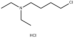 4-氯-N,N-二乙基-1-丁胺盐酸盐,108130-45-6,结构式