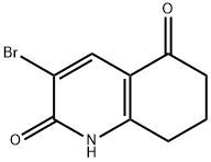 3-BROMO-7,8-DIHYDROQUINOLINE-2,5(1H,6H)-DIONE, 1082159-72-5, 结构式