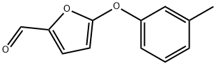 5-m-Tolyloxy-furan-2-carbaldehyde 化学構造式