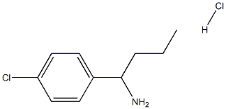 1-(4-chlorophenyl)butan-1-amine hydrochloride Structure