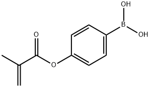 2-Propenoic acid,2-methyl-,4-boronophenyl ester Structure