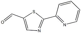 2-(吡啶-2-基)-1,3-噻唑-5-甲醛, 1083317-25-2, 结构式
