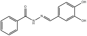 N'-(3,4-dihydroxybenzylidene)benzohydrazide Structure