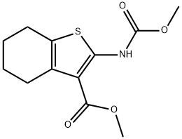 methyl 2-(methoxycarbonylamino)-4,5,6,7-tetrahydro-1-benzothiophene-3-carboxylate|