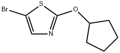 5-bromo-2-cyclopentyloxy-1,3-thiazole|