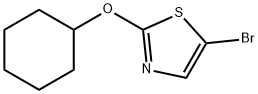 5-bromo-2-cyclohexyloxy-1,3-thiazole Struktur