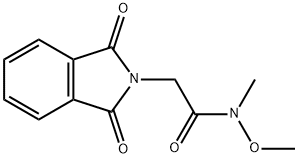 2-(1,3-dioxo-2,3-dihydro-1H-isoindol-2-yl)-N-methoxy-N-methylacetamide Struktur