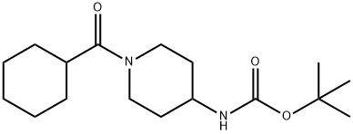 tert-Butyl 1-(cyclohexanecarbonyl)piperidin-4-ylcarbamate|1091523-98-6