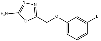 5-[(3-bromophenoxy)methyl]-1,3,4-oxadiazol-2-amine|5-((3-溴苯氧基)甲基)-1,3,4-噁二唑-2(3H)-亚胺