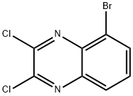 5-bromo-2,3-dichloroquinoxaline Struktur