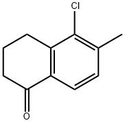 5-CHLORO-6-METHYL-2,3,4-TRI HYDRONAPHTHALEN-1-ONE Structure