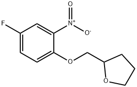 2-((4-氟-2-硝基苯氧基)甲基)四氢呋喃,1092496-33-7,结构式