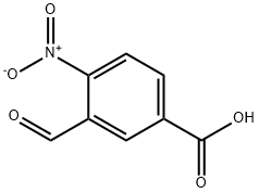 3-甲酰基-4-硝基苯甲酸,1092931-93-5,结构式