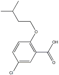 3-Chloro-6-iso-pentoxybenzoic acid Structure