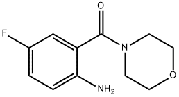 (2-Amino-5-fluorophenyl)(morpholino)methanone 结构式