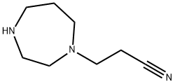 3-(1,4-diazepan-1-yl)propanenitrile Structure