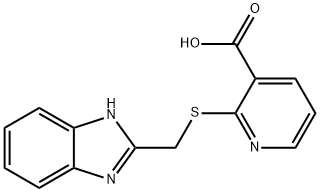 2-(1H-Benzoimidazol-2-ylmethylsulfanyl)-nicotinic acid,1094693-90-9,结构式