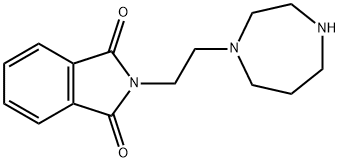 2-[2-(1,4-diazepan-1-yl)ethyl]-2,3-dihydro-1H-isoindole-1,3-dione,1097792-28-3,结构式