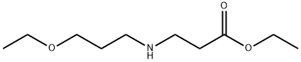 エチル3-[(3-エトキシプロピル)アミノ]プロパン酸 化学構造式