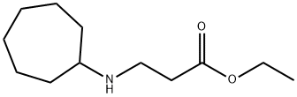 ethyl 3-(cycloheptylamino)propanoate Structure