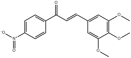 (2E)-1-(4-nitrophenyl)-3-(3,4,5-trimethoxyphenyl)prop-2-en-1-one Structure