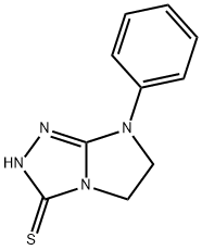 7-苯基-6,7-二氢-5H-咪唑并[2,1-C][1,2,4]三唑-3-硫醇,1105189-88-5,结构式