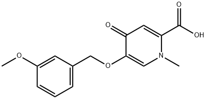 1105190-88-2 5-((3-甲氧基苄基)氧基)-1-甲基-4-氧代-1,4-二氢吡啶-2-羧酸