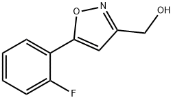 [5-(2-fluorophenyl)isoxazol-3-yl]methanol 化学構造式